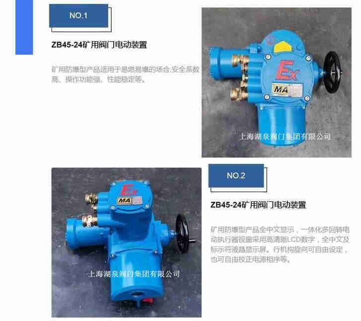 防爆型閥門電動裝置說明書，技術條件