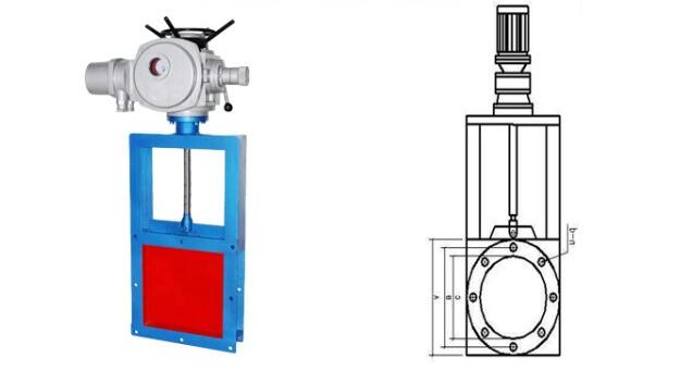 電動(dòng)方形閘板閥如何安裝、結(jié)構(gòu)圖